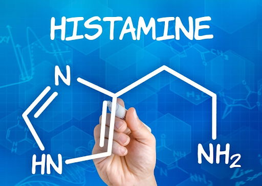 Histamin là thủ phạm của các triệu chứng dị ứng ở mũi, da, mắt và đường thở.png